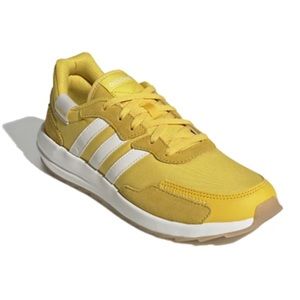 Adidas neo Retrorun Yellow/White EG4213 Women Sz 7.5